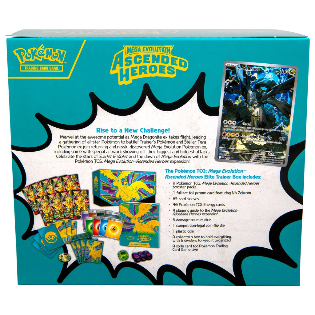 Pokemon Trading Card Game: Mega Evolution Ascended Heroes Elite Trainer Box