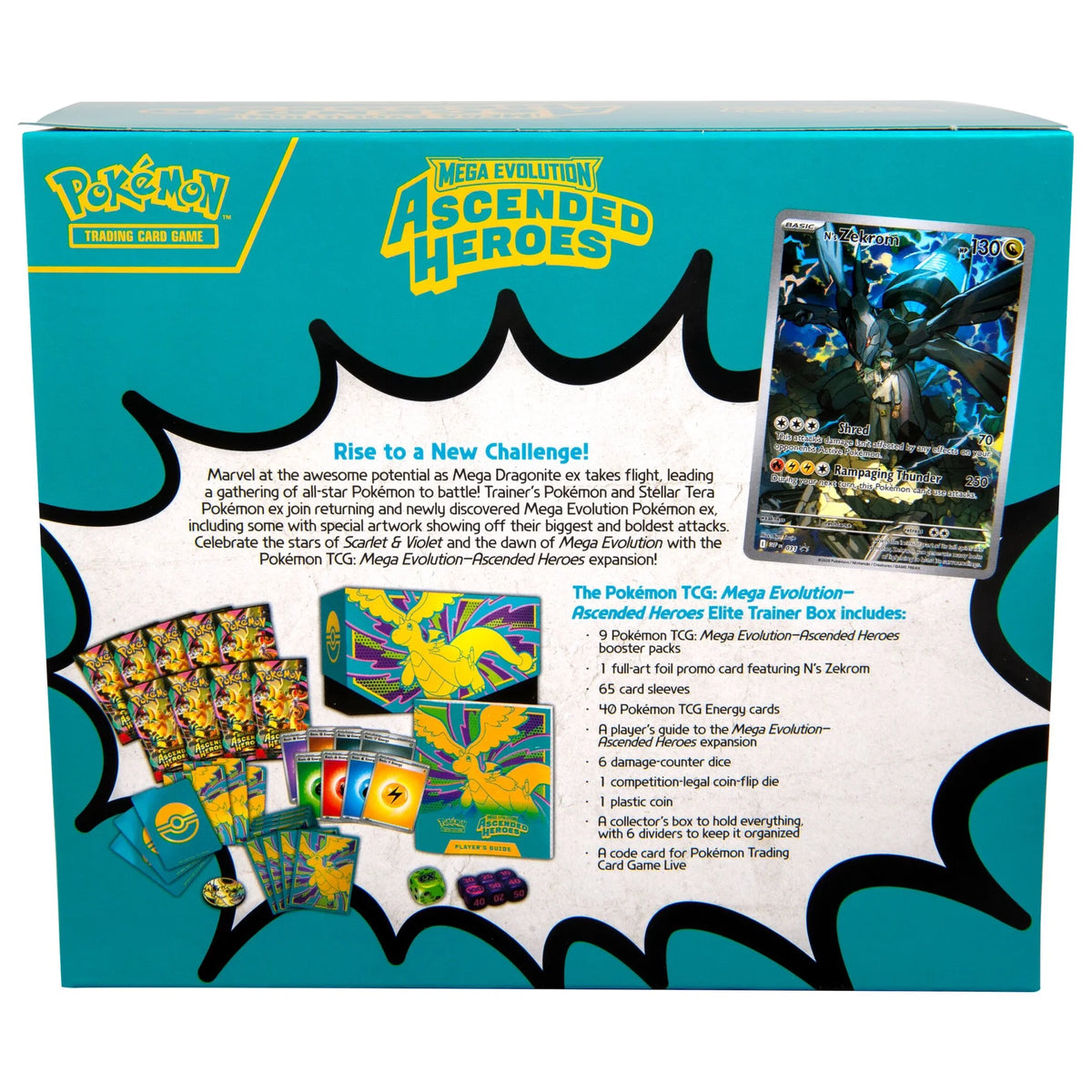 Pokemon Trading Card Game: Mega Evolution Ascended Heroes Elite Trainer Box